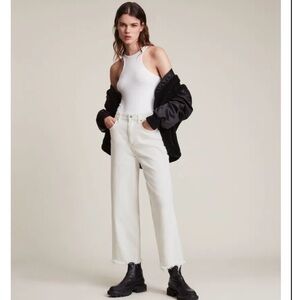 AllSaints Jayce White Denim Jeans size 28